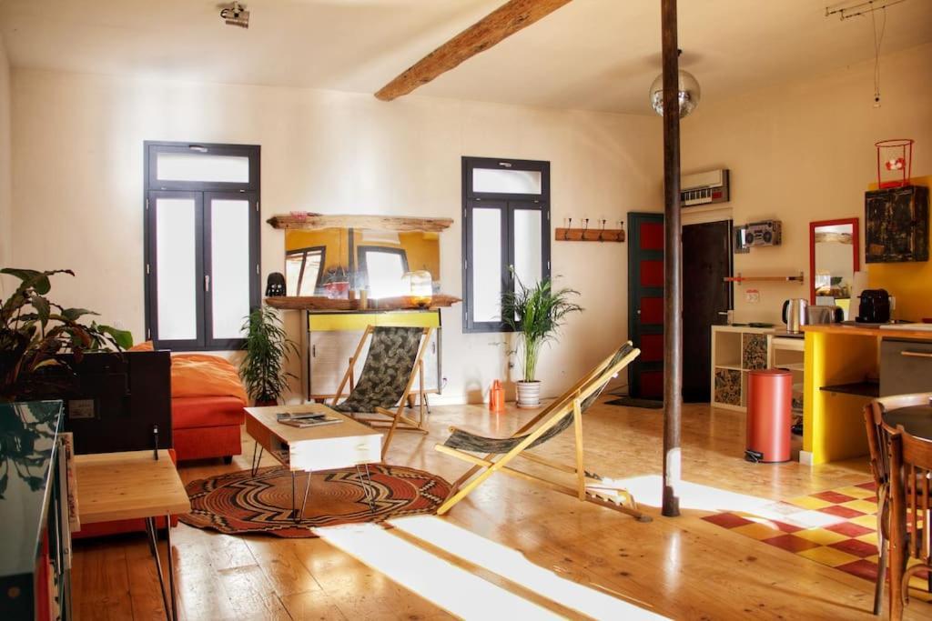 Apartament Artistic Loft, Downtown Montpellier, Wifi Zewnętrze zdjęcie